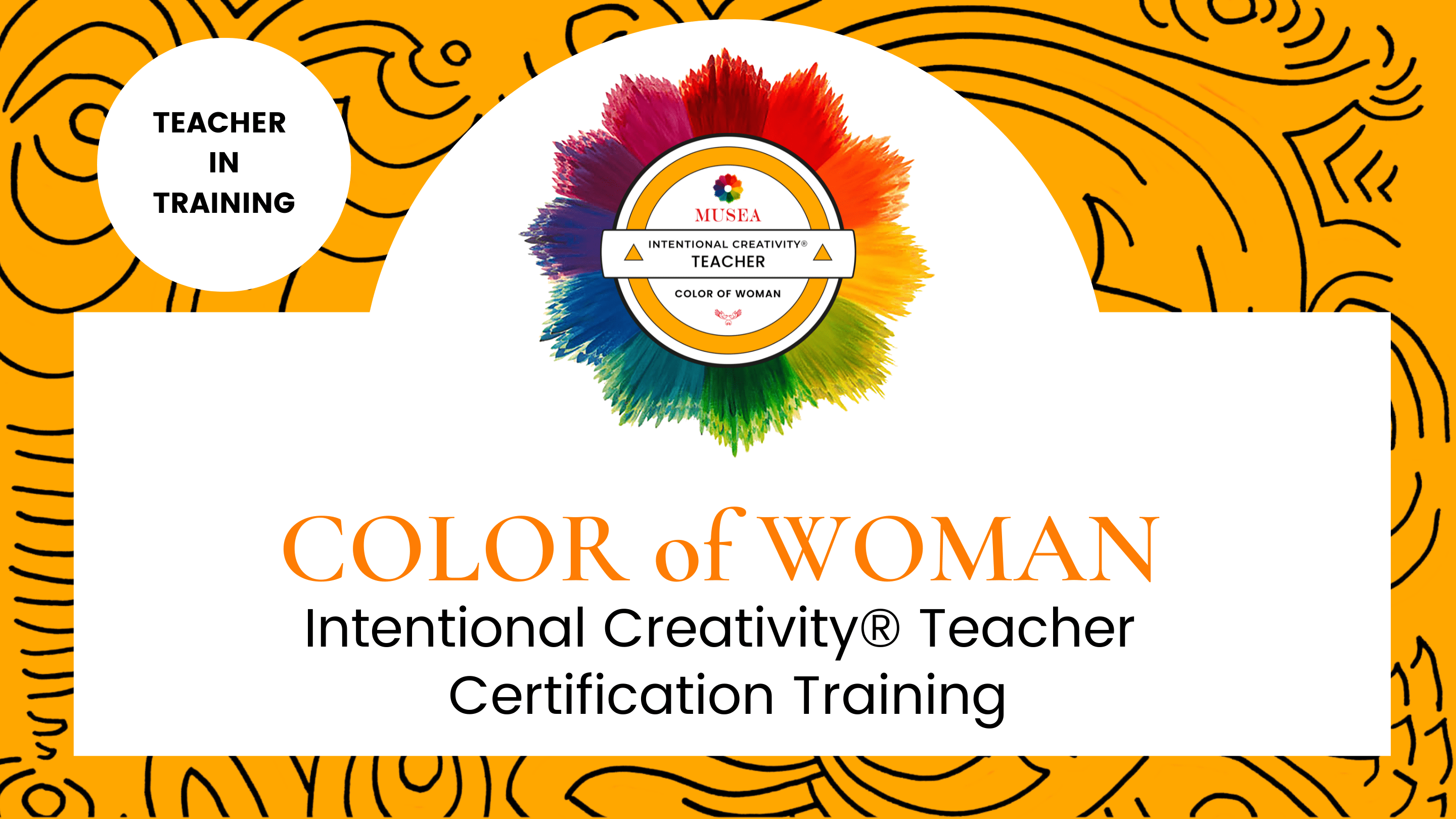 Color of Woman Intentional Creativity Teacher in Training